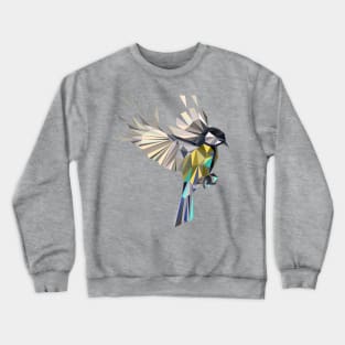 Songbird Cyanistes Caeruleus Blue Tit Bird Paridae Crewneck Sweatshirt